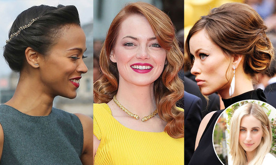 Zoe Saldana, Emma Stone, Mara Roszack Zoe Saldana, Emma Stone, Mara Roszack